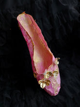 Paper shoe with Swarovski crystals