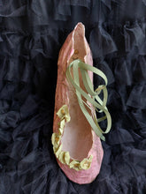 Paper shoe with Swarovski crystals