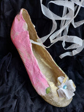 Paper shoe with Swarovski crystals