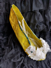 Paper shoe with Swarovski crystals