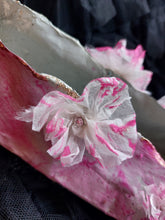 Paper shoe with Swarovski crystals